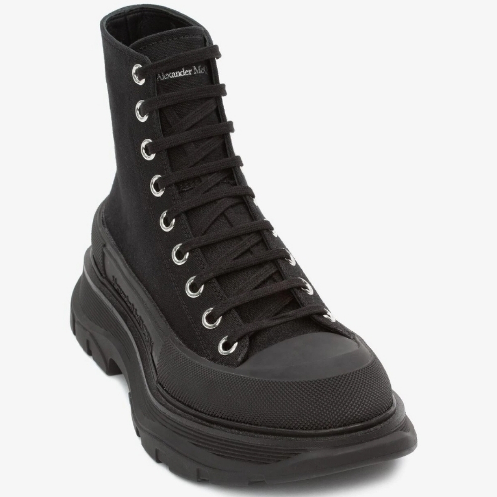 Alexander McQueen Tread Slick Boot In Black Sz 7 US/ Eu 37 $850 Retail